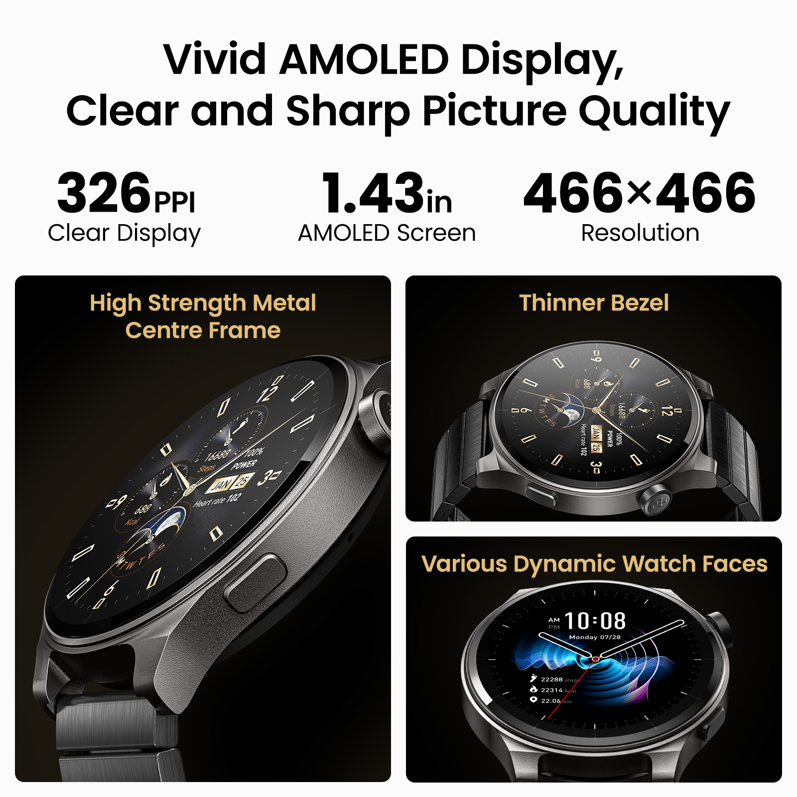 Refurbished TOZO S5 Smartwatch - Smartwatch Refurbished Watches บทวิจารณ์และราคา