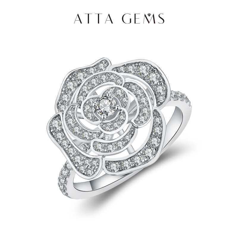 Attagems 1.5CT Moissanite Ring - Vs Smartwatch บทวิจารณ์และราคา