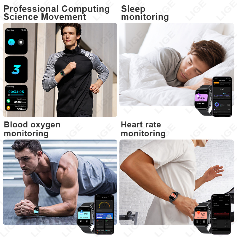 LIGE Original Brand Smart Watc - Smartwatch Watches For Women Branded บทวิจารณ์และราคา