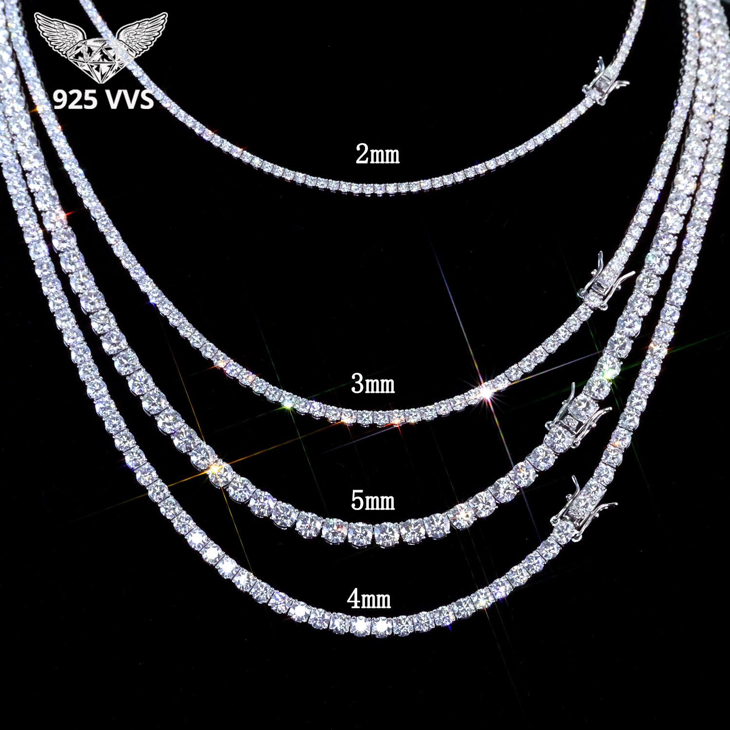 925 VVS Moissanite Tennis Chai - Vs Smartwatch บทวิจารณ์และราคา